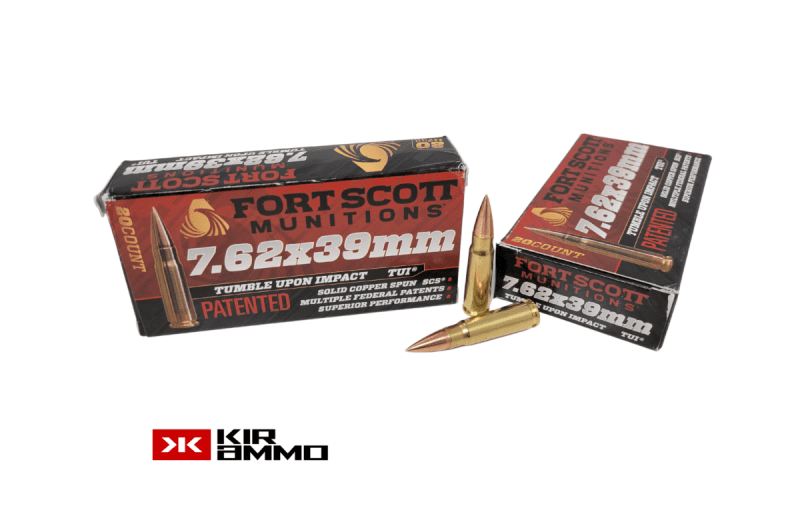 Fort Scott 7.62x39mm 117 Grain Solid Copper TUI e1644542772253