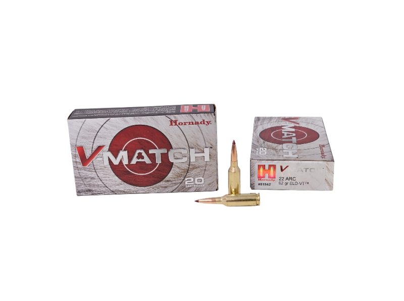 Hornady .22 ARC 62 Grain ELD VT