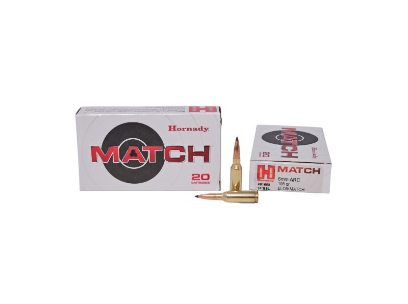 Hornady 6mm ARC 108 grain ELD Match 1