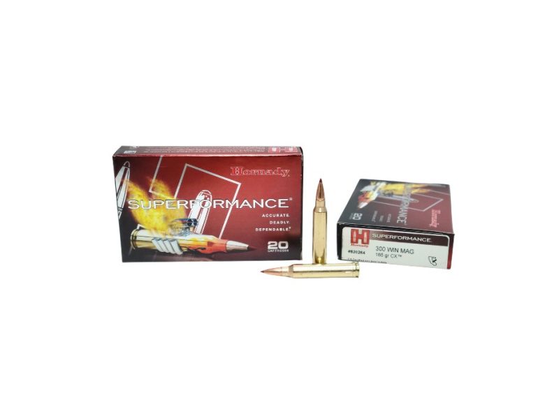 Hornady Superformance .300 Win Mag 165 Grain CX lead free