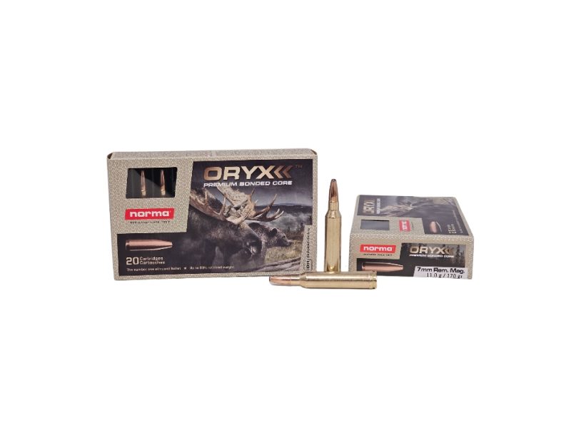 Norma ORYX 7mm Rem Mag 170 Grain Bonded Soft Point